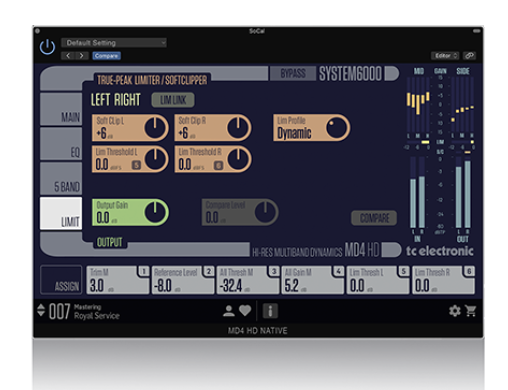 TC Electronic MD4 HD - Hi-Res Multiband Dynamics